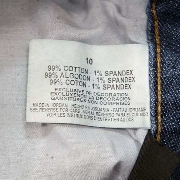 Nine West Flared Jeans Size 10 Womens Blue High Mid Stretch Measures 31 x 31 - Picture 9 of 11